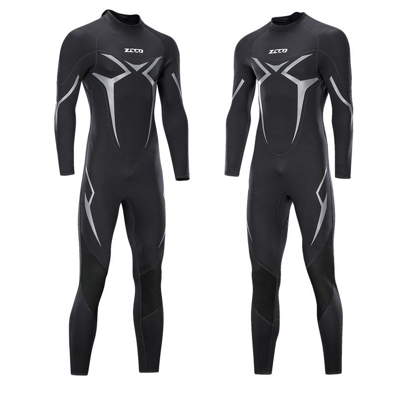

Men s 3mm ZCCO Warm Elastic Wear-Resistant Winter Diving Wetsuit XL