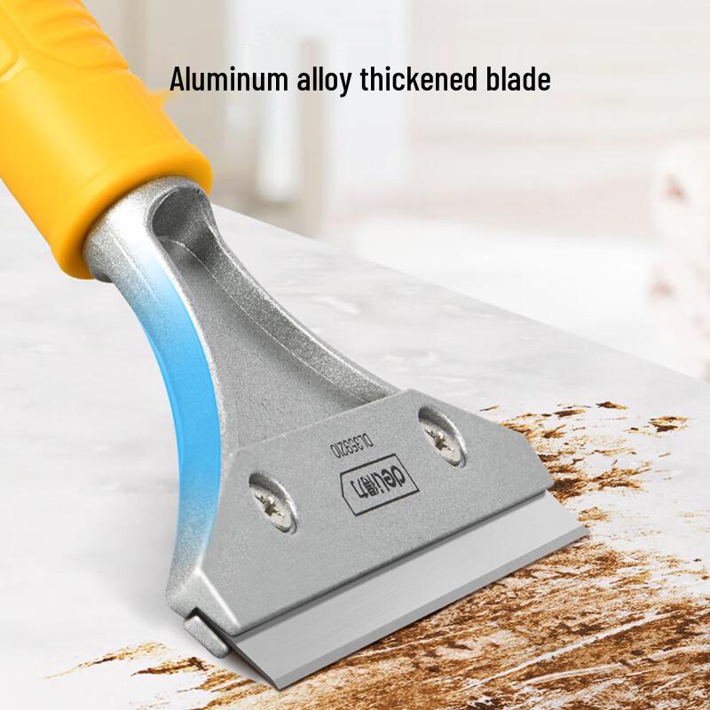 Deli Tools DL359210 Aluminum Alloy Stain & Adhesive Removal Scraper