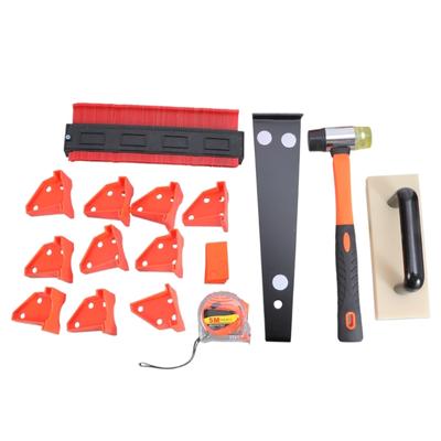 Vinyl-Bodenverlege-Kit Laminat-Holzboden-Werkzeug mit Abstandshaltern Robuste Zugschiene und Schlagklotz Fiberglas