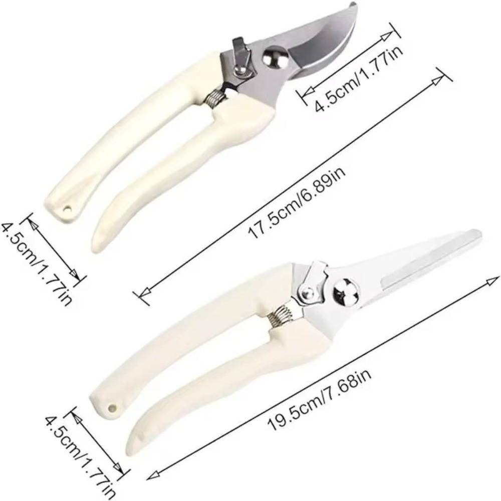 Stainless Steel Gardening Pruning Shears Precision Cutting Labor-Saving Grafting Pruner Shear Branch Shears