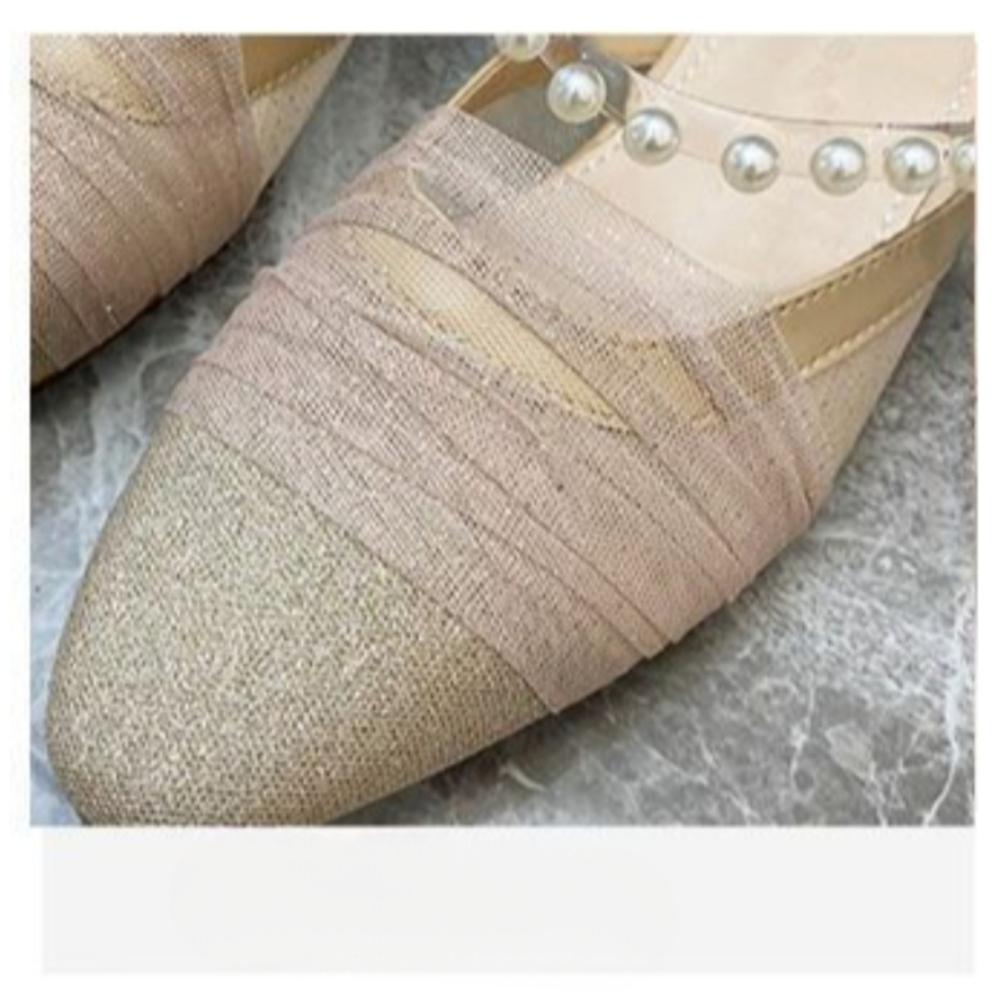 Mädchen Halbschuh Mesh-Slipper mit niedrigem Absatz