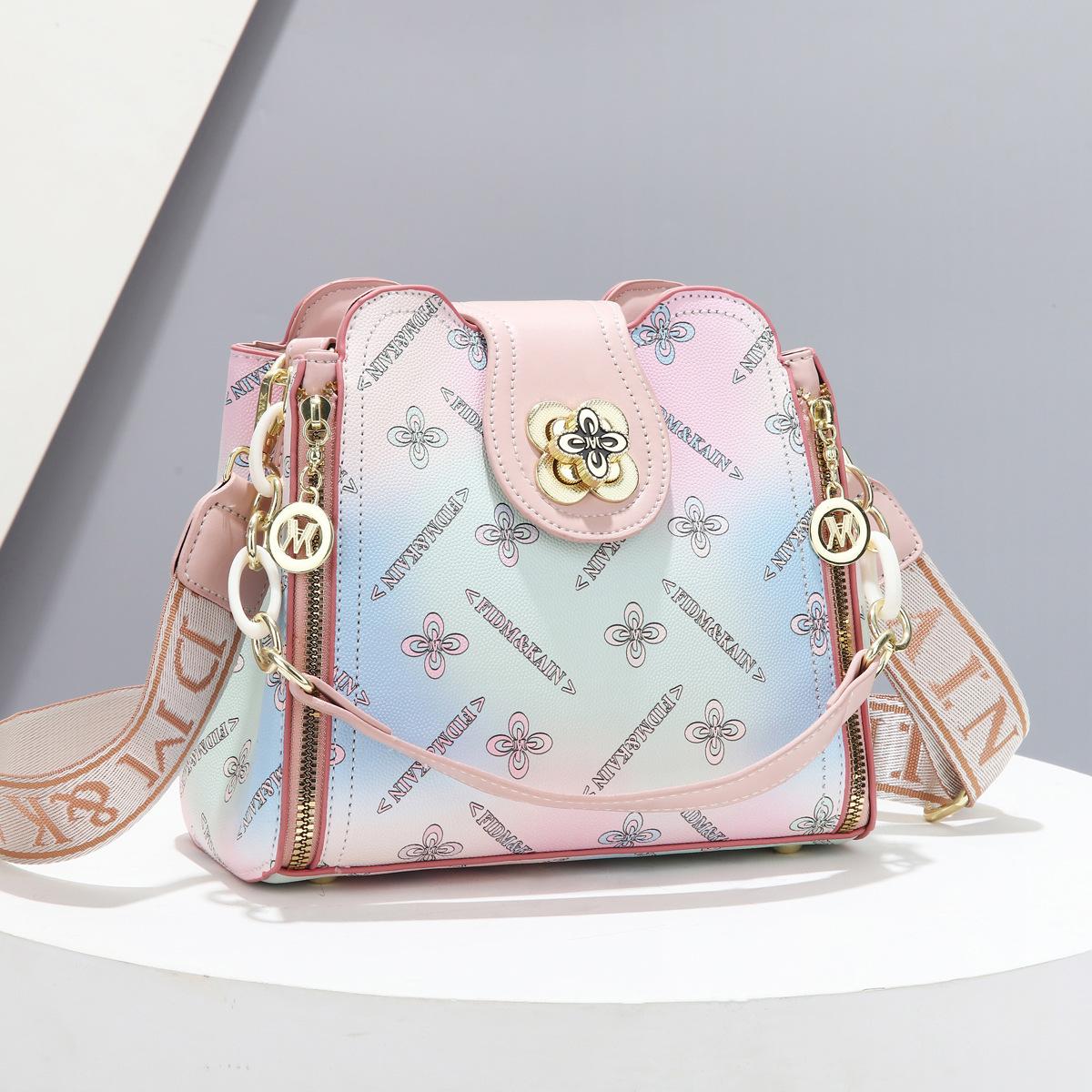 Сумка женская сумка новая модная модная сумка через плечо летняя универсальная сумка-мессенджер сумка-ведро женская