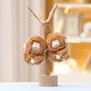 Cartoon Cute Monkey Plush Dolls Keychain Pendant Soft Stuffed Toys Keyring Hanging Ornaments Bag Decorations Kids Birthday Gifts