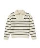 CLOVE [24Fw Clove] Half-Zip Knit Sweater (Ivory)