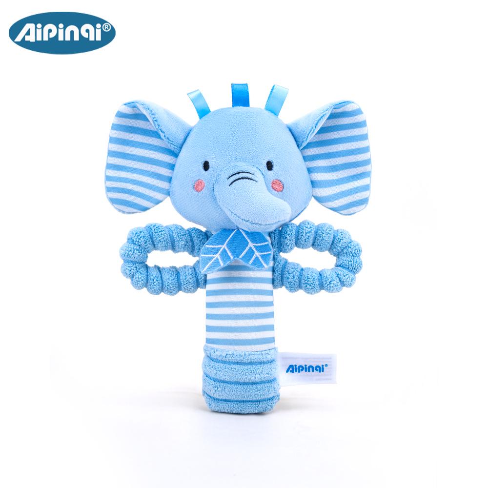 Aipinqi Infant Plush Shake Stick Toy, 0-1 Year Baby Soothing Doll