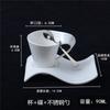 Tazza da caffè in porcellana bianca europea Tazza da caffè in ceramica Tazza da caffè espresso Tazza da colazione Tazza da dessert Tazza da tè Coppia Regalo Accessori per la casa