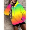 Women'S Hooded Sweatshirt, This Is a Background Image Composed of Multi-Color Rainbow Gradient