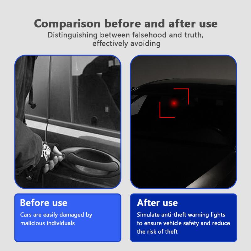 Car Night Wireless Anti-Theft Caution Lamp Flashing Dummy Alarm Lamp For BMW M 1 3 4 5 6 7 Series X1 X3 X4 X5 G20 G38 F48 E36 blvc18