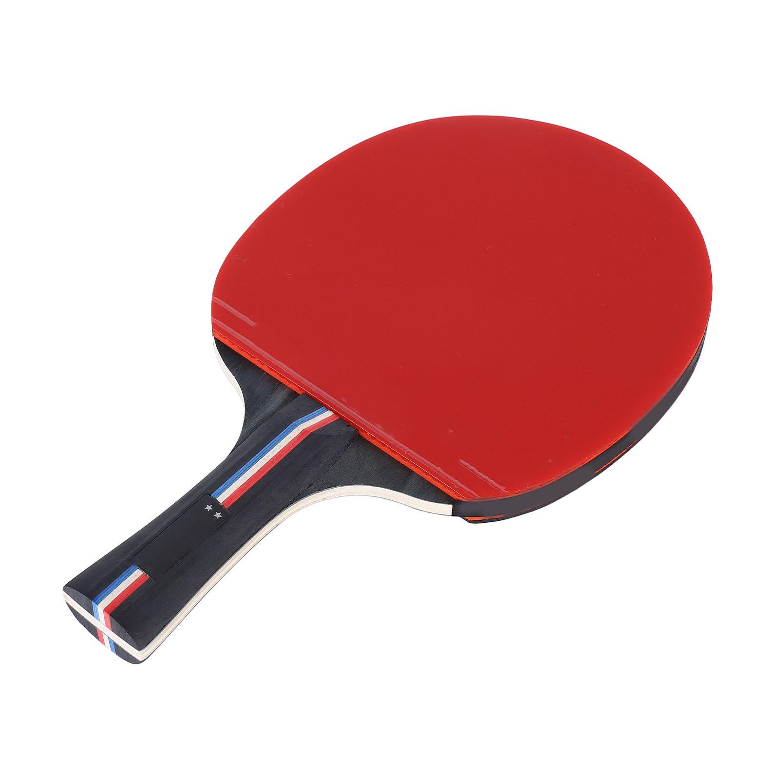 Table Tennis Paddle Double Sided Rubber Training Handshake Table Tennis Racket for Competition
