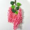 12pcs Long Branches Simulated Wisteria Hanging Trailing Flower String Silk Flower  Garland Display