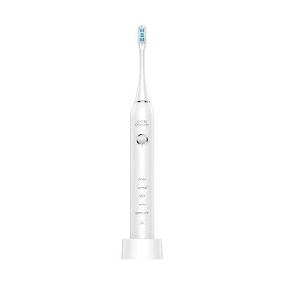 Линейная звуковая электрическая зубная щетка Cattre Oral Care Электрическая зубная щетка Чистка полости рта Водонепроницаемая Зубная паста Зубная паста USB-зарядка