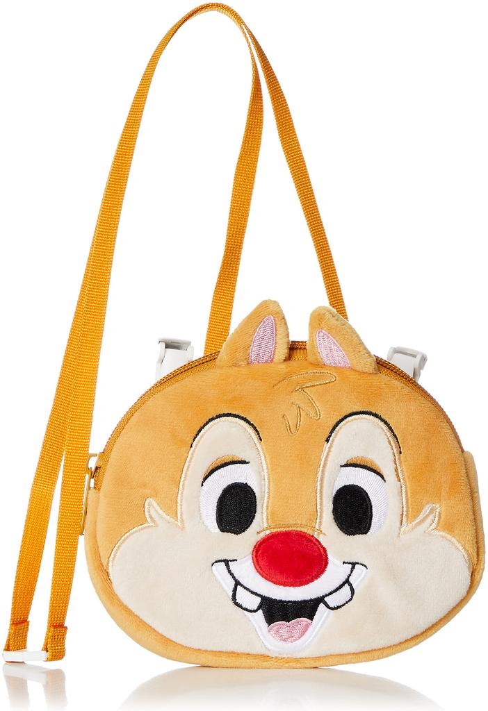Marushin Chip Dale Face Pocket Sweet Chip Elementary 2065034900 & Pouch, Beige, & Dale, Kindergarten, School, Boys, Girls, Character,