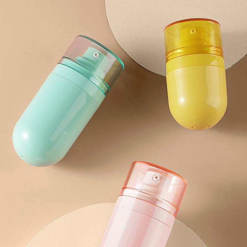 15Ml Plastic Upside Down Skincare Cosmetic Packaging Empty Bottle Face Cream Lotion Airless Pump Bottle