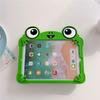 3D Cute Cartoon Frog Crocodile Kids Silicone Tablet Case With Shoulder Strap For iPad Air M4 A19 Mini 6 7 iPad 5/6/7/8/9/10/11/12th Pro11 Cover Stand
