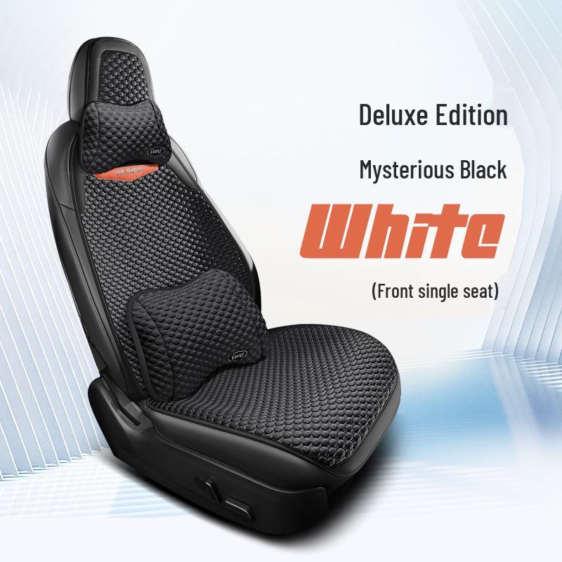 Universal Four-Season Car Seat Cushion: New Energy One-Piece Saddle Cover with Half-Wrap Design