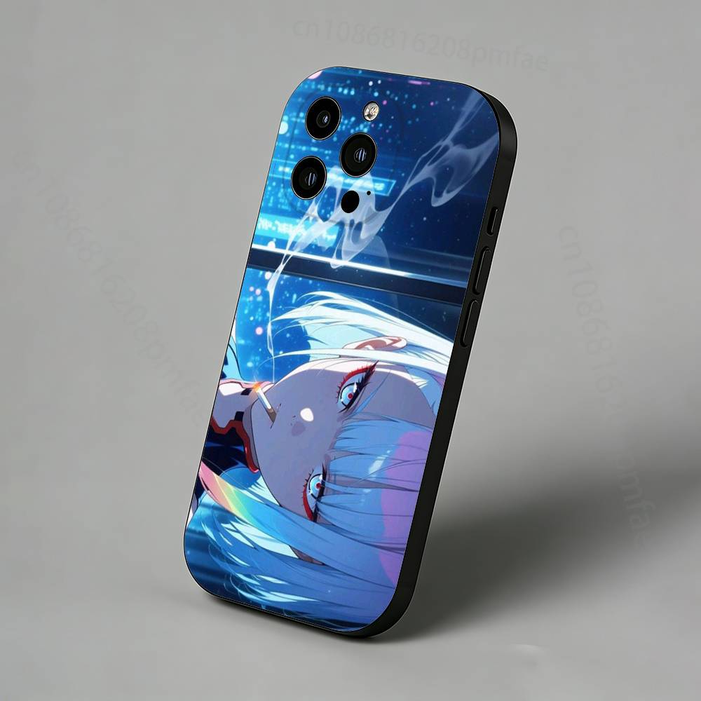 

C-Cyberpunk E-Edgerunners Тонкий задний чехол для телефона для iPhone 17 Air 16 Pro Max 16e 15 Plus 14 13 Mini 12 11 Защитная крышка iPhone17promax