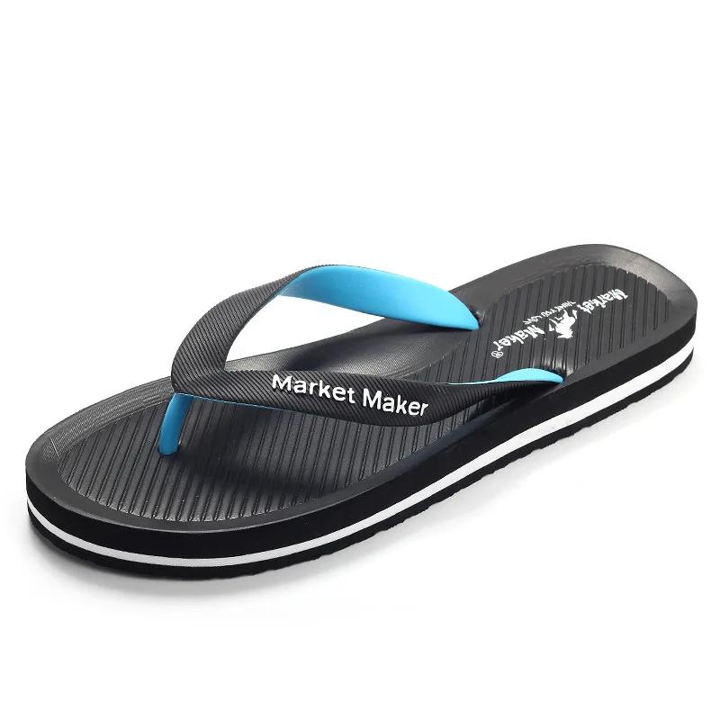 Fashion EVA Soft Bottomed Men's Flip Flops  Summer Anti Slip Men's Slippers Casual Beach Sandals