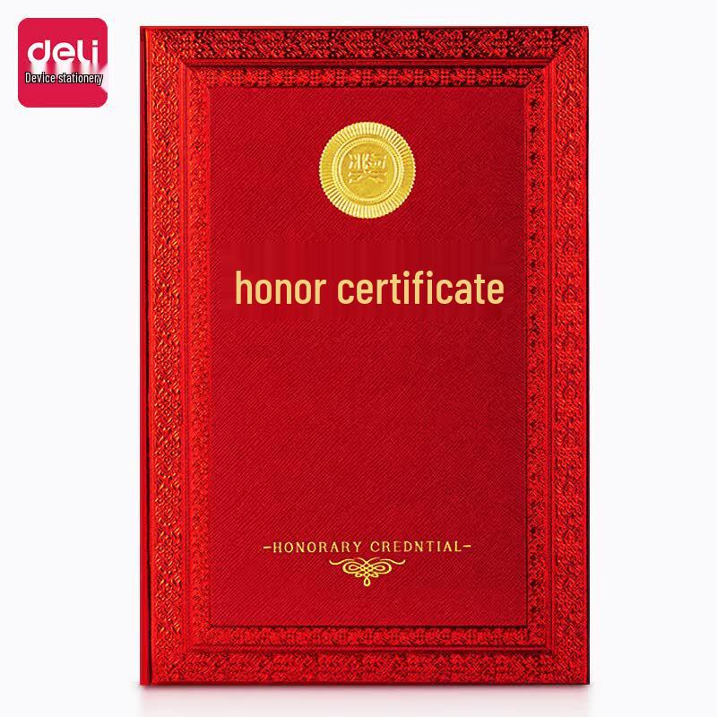 Deli Honor Certificate with Printing Template
