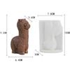 Cute 3D Alpaca Silicone Mold Creative Cartoon DIY Chocolate Candy Molds Kitchen Baking Cake Decoration Tool Candle Soap Mould