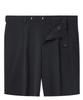 Musinsa Standard Lightweight Hidden Banding Half Slacks [Dark Gray]