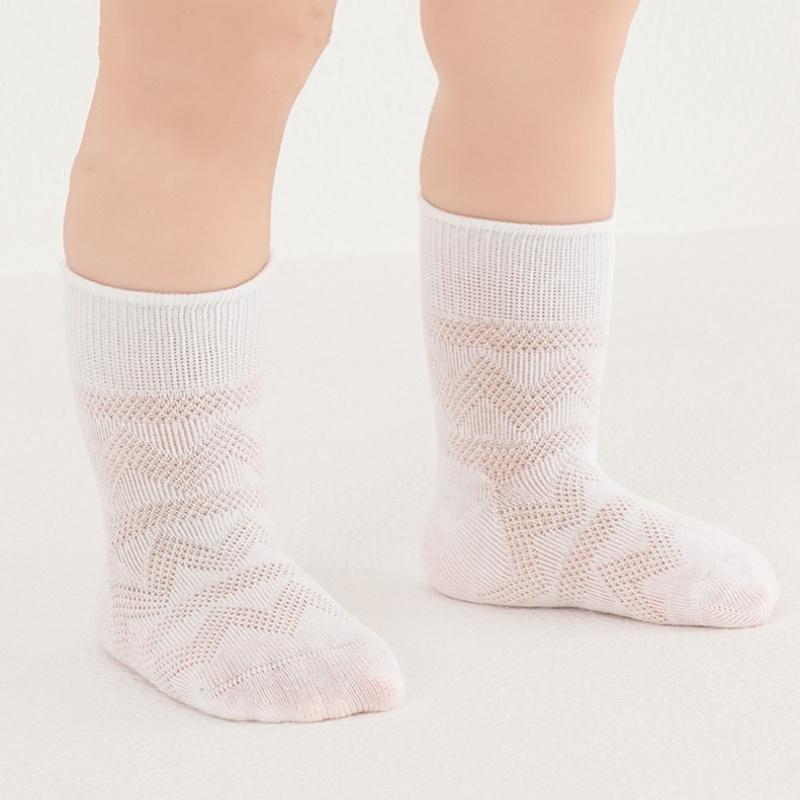 5 Pairs/lot Thin Mesh Newborn Baby Socks Infants Cotton Boneless Soft Socks For Girls And Boys Spring/Summer Student Socks 0-8Y