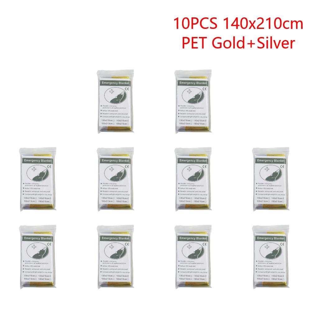 Waterproof Emergency Blanket First Aid Survival Blankets Insulation Lifesaving for Hiking Outdoor for Travel Hunting