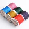 1 Roll 0.8mm Waxed Cord Vibrant Color Easy for Weaving Acrylic Fiber Necklace Bracelet Beading String Jewelry Making Tools