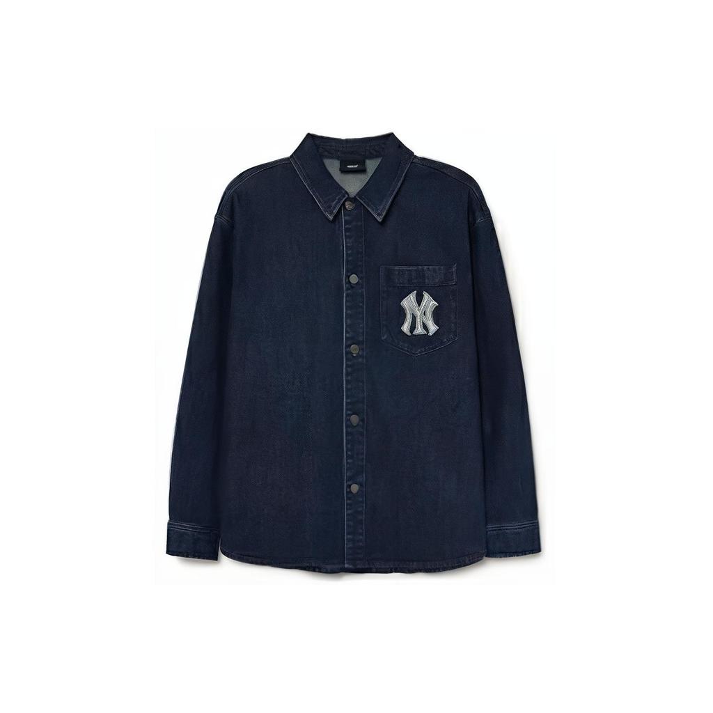 New MLB New York Yankees Shirt Unisex Dark Marine Blue 3ADRM0434-50NYD