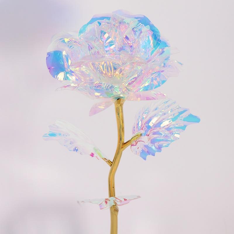 Valentine's Day Creative Gift 24K Foil Gold Rose Lasts Forever Love Wedding Decor