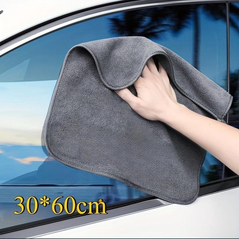 1PC High-end Microfiber Car Washing Towel Auto Cleaning Drying Cloth Hemming Car Care Detailing Cloth Water Absorption Car Rag