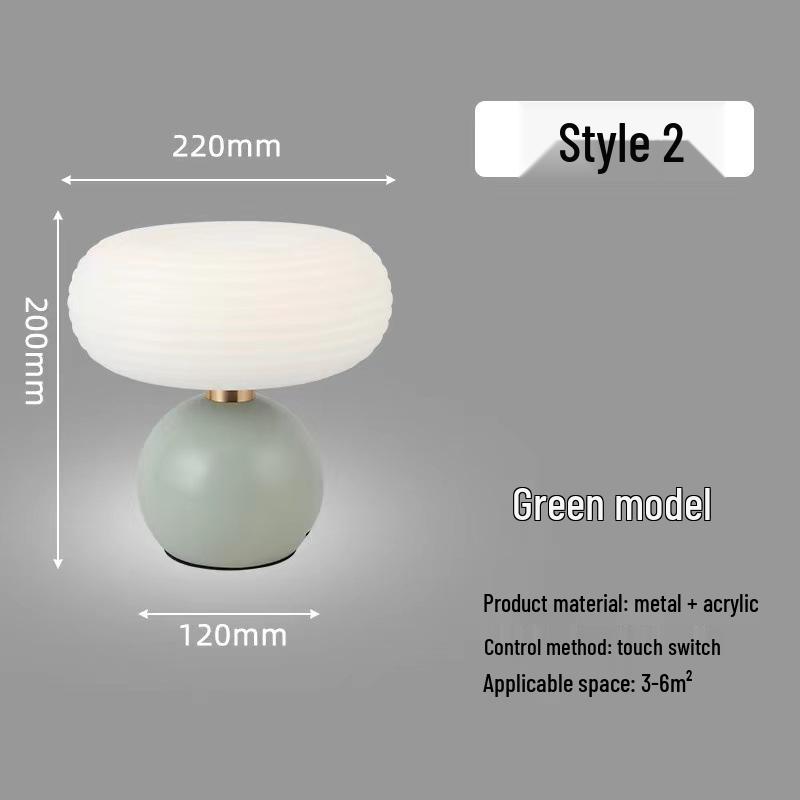 French Cream-Style Table Lamp: Romantic Nordic Night Light for Bedroom & Wedding Decor