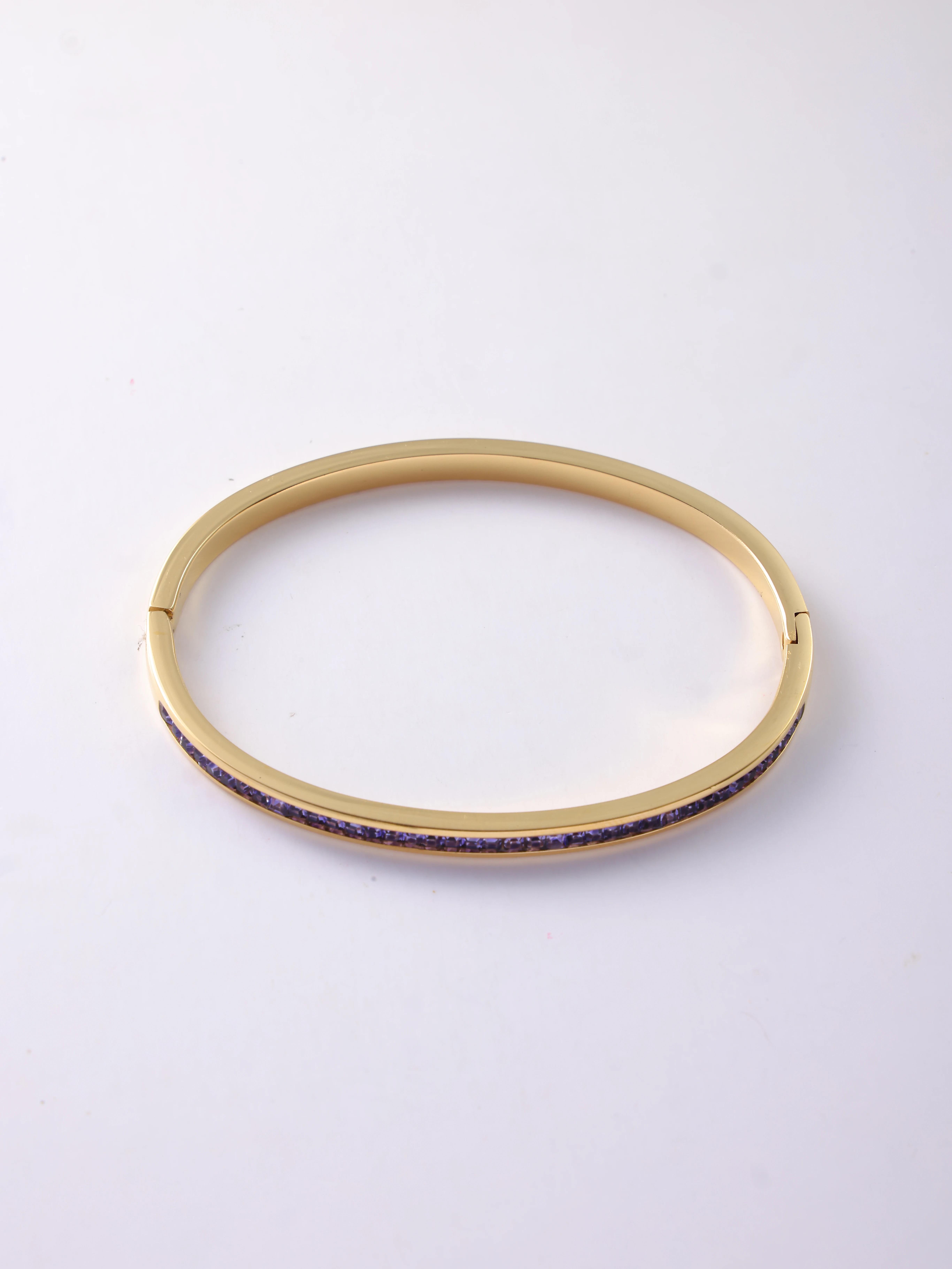

CARLIDANA Luxury Colorful Orange Enamel Bangles Bracelets for Women Party Gift Fashion Bangles Original Stainless Steel Jewelry