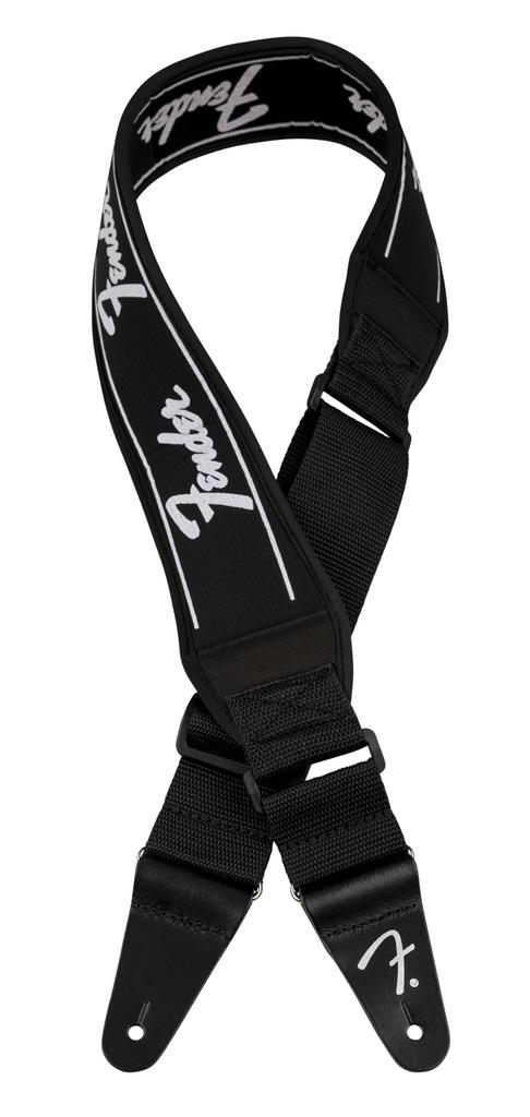 Fender Swell Neoprene Running Logo Strap Fender / 2.5” [Strap]