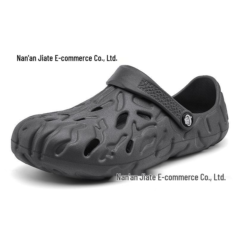 

Мужские летние пляжные сабо-сандалии больших размеров, легкие, дышащие, с закрытым носком 45 серый