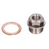 Sensor Adapter M18x1. To 1/8NPT Thread Exhaust Water Temperature Sensor Fitting with Gasket