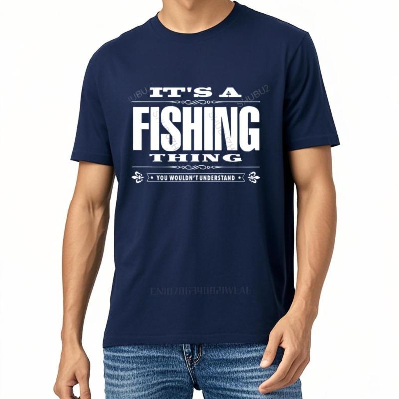 Mens Brand Summer Teeshirt Gift Tops Men ItS A Fishinger Thing Angling Carp Gift For Him Dad Grandad Many Color Fashion Tee