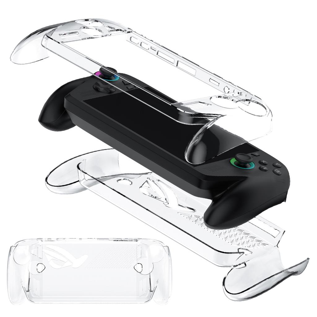 Transparent Case PC Hard Protector Shell For ROG Xbox Ally X Anti-Slip Anti-Drop Protective Cover Game Console Clear Skin Covers