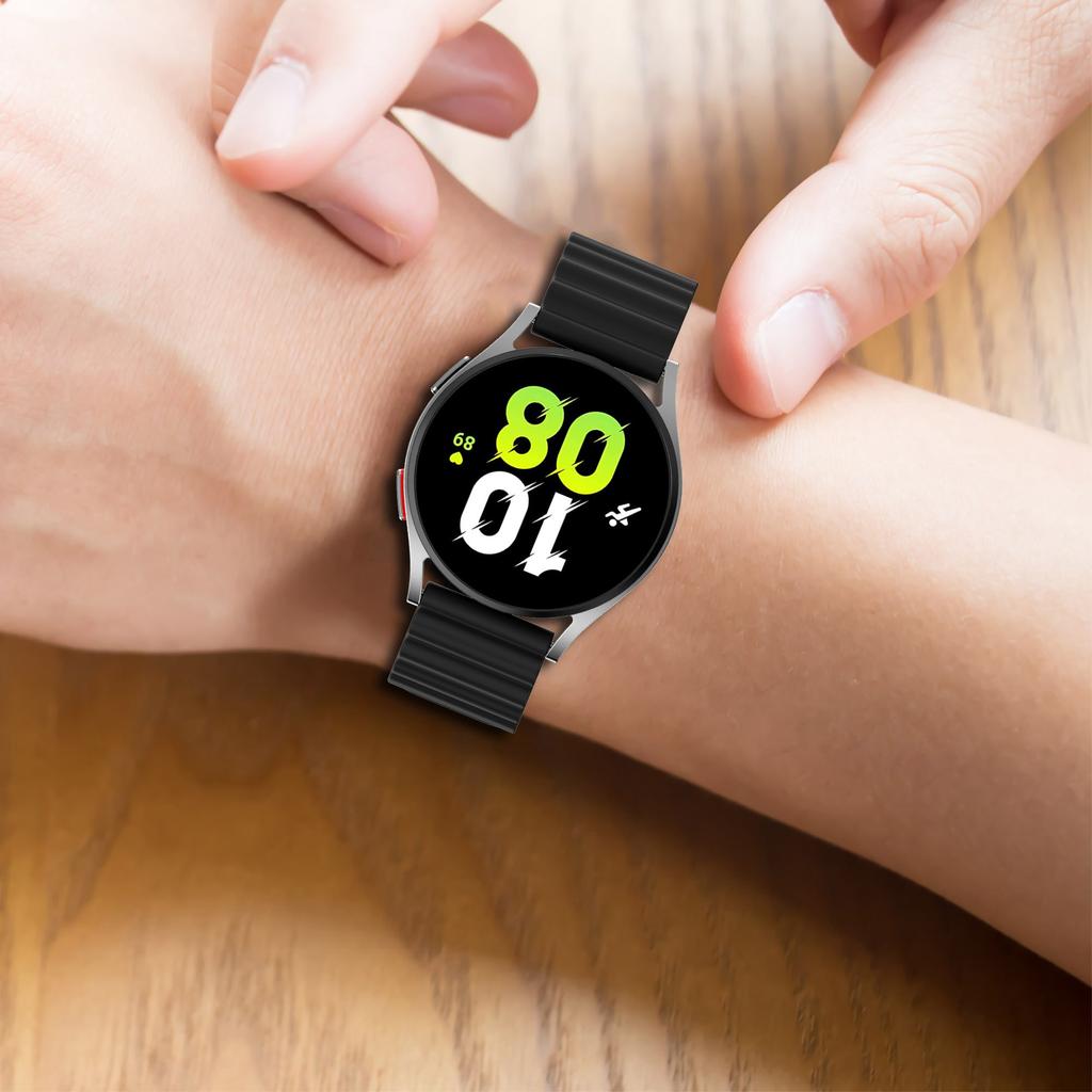 For Xiaomi Watch S1 Active/S1 Pro/Watch Color Silicone Ocean Strap 22mm Sport Watch Band with Adjustable Buckle Loop