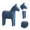 Stylish Swedish Dala Horse Figurine Art Piece Animal Statue for Bookshelves Desk Shelf Minimalist Room Aesthetic Decors