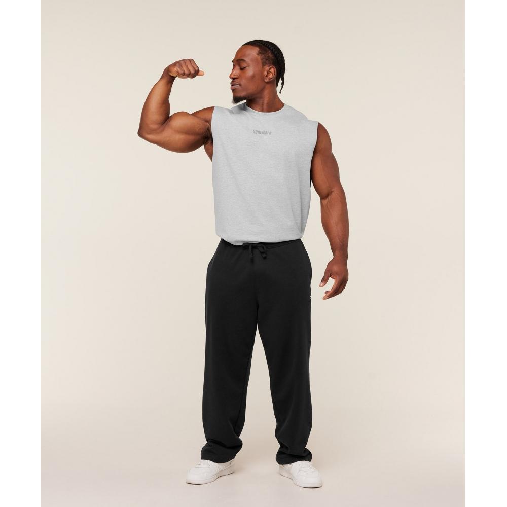 Gymshark Olde English Tank Bros Soft Grey Marl A4c6s Gc3c