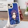 Blue Lock Reo Mikage Thicken TPU Mobile Phone Case for iPhone 17 16 15 14 13 12 11 Air Pro Max Plus Colorful Cover
