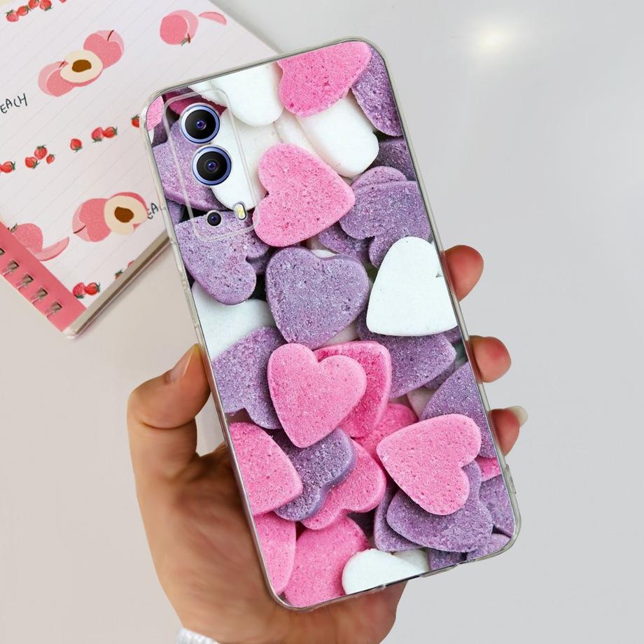 For Vivo Y72 5G V2041 Phone Case  For Vivo Y52 5G V2053 Mobile Back Cover Soft TPU Silicone Shockproof Clear Capa VivoY72 Y52 5G