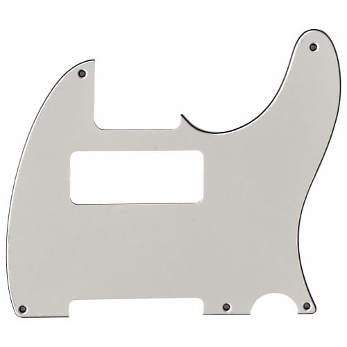 Guitar Pickguard for 5-Hole Fender Telecaster P90 Style Guitar Pickguard Scratch Plate (3-Ply White)
