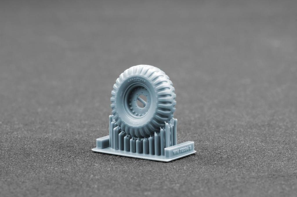 Alvis FV622 Stalwart Wheel Set Plastic Model Parts SCXWM72004S Scale-X 1/72 Mk.2 Weight-Deformed (7 Pieces) (Ace) (Military Vehicle)