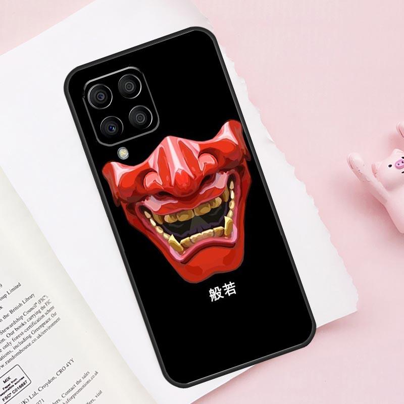 

Japanese Oni Hannya Demon Mask Case For Samsung Galaxy M15 M35 M55 M51 M31 M21 M11 M16 M36 M56 M53 M12 M32 M52 M14 M34 M54 Samsung M11