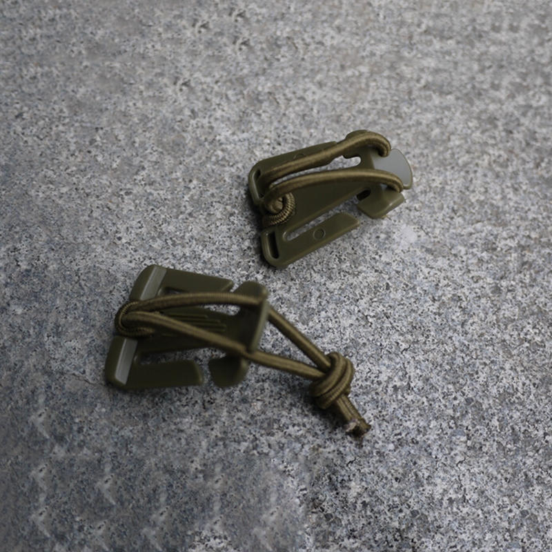1ks Taktický Dominator Elastická Šňůra Závěsná Spona Klip Pals Molle Edc Popruh