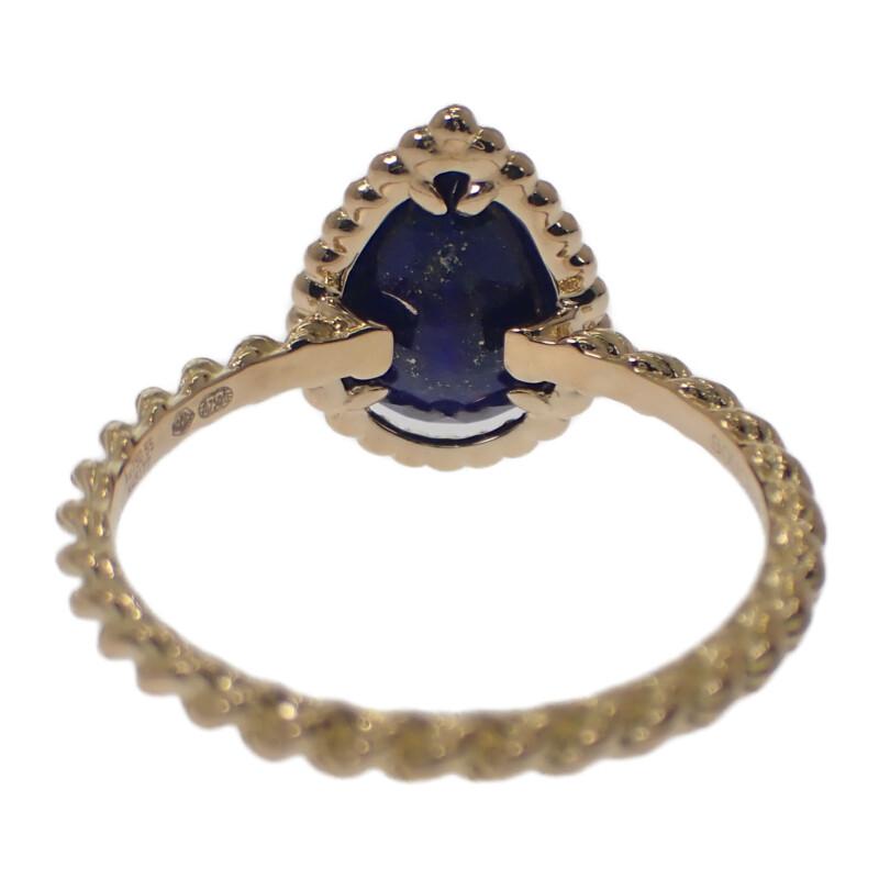 Boucheron JRG02743 #14.5(JP Size) Ring Blue K18 Yellow Gold Women