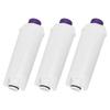 3-Piece DLSC002 ABS Water Filter for DeLonghi Coffee Makers, Replacement Filter Cores for Cafe Coffee Makers