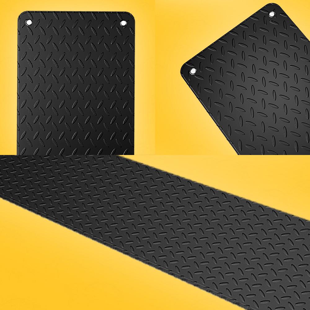 Connectable Snow Melting Mat 10x30in Anti-Slip Electric Heated Walkway Mat with Power Cord Fast