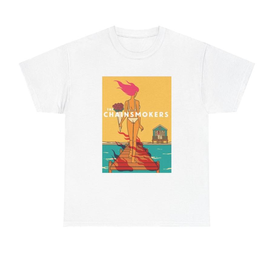 The Chainsmokers Tričko Retro Koncertní Turné Tričko velikost S-4XL